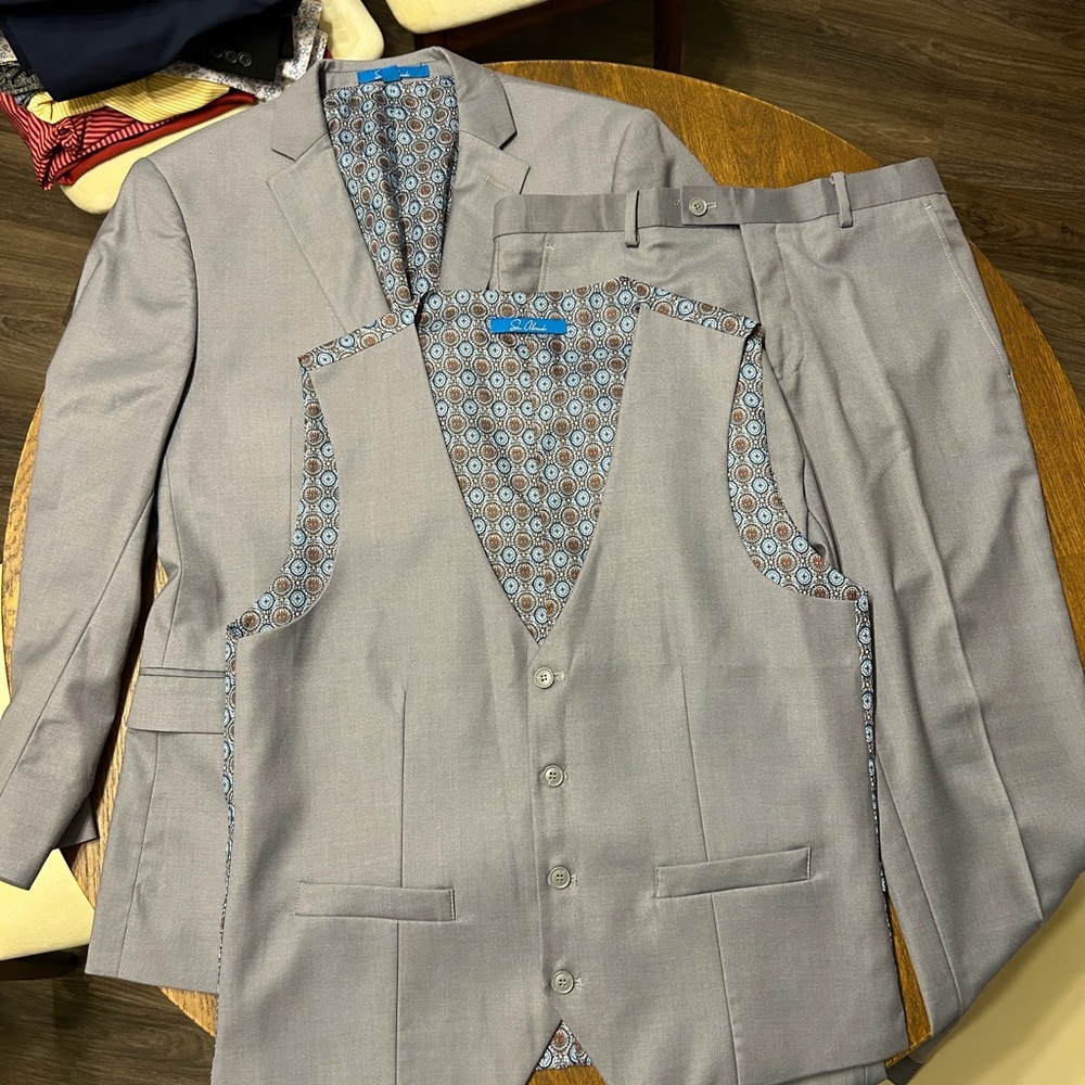 Sean Alexander 3 Piece Grey Suit